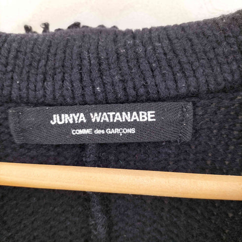 ジュンヤワタナベコムデギャルソン JUNYA WATANABE COMME des GARCONS 切りっぱなしデザイン ニット ジャケット レディース